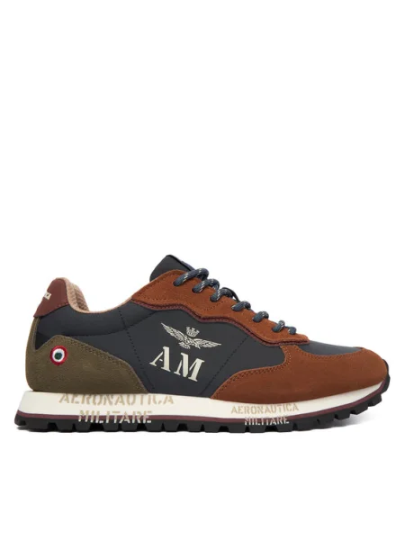 Маратонки Aeronautica Militare SNEAKERS мъжки кафяво