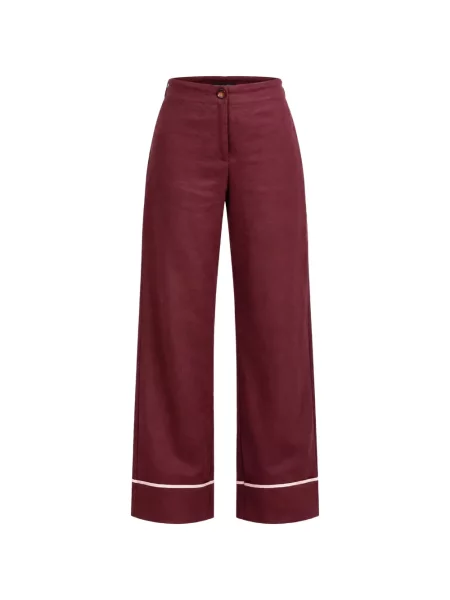 Pantaloni palazzo Otro Amor roșu