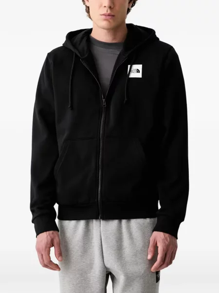 Hanorac cu glugă The North Face cu autograf negru