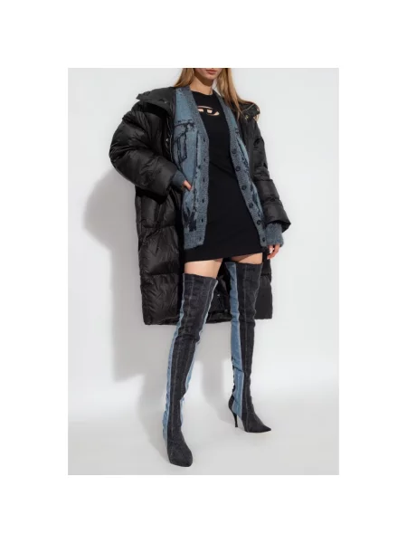 Diesel sukienka D-ANGIEL mini prosta czarny