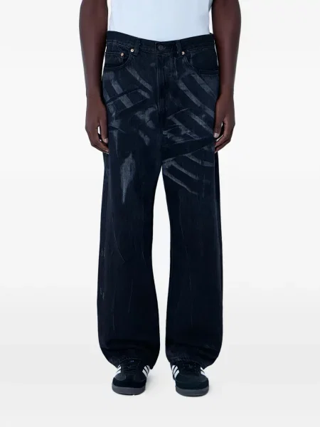 Džíny Levi's s oděrkami s 5 kapsami bílé