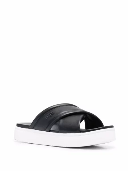 Sandale Ugg din piele cu bretele negru