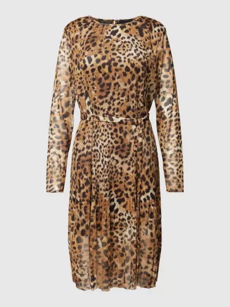 Sukienka o długości do kolan z wycięciem w kształcie łezki z tyłu Oui