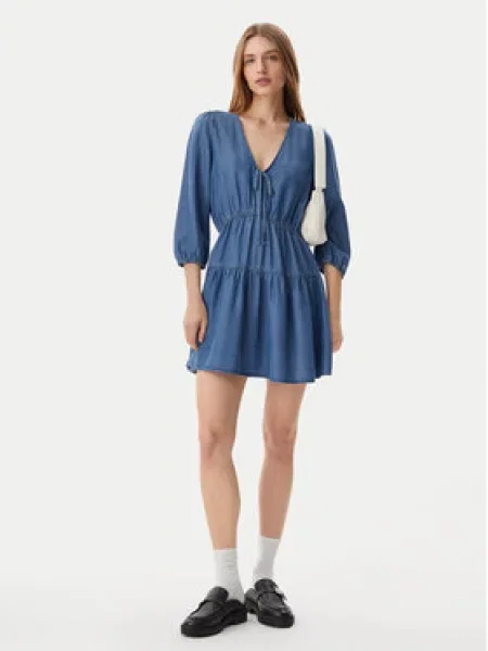 Tommy Jeans Každodenní šaty modrá