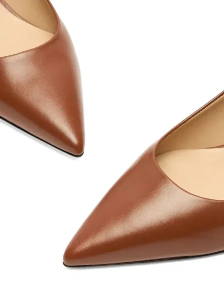 Pantofi cu toc Stuart Weitzman din piele maro
