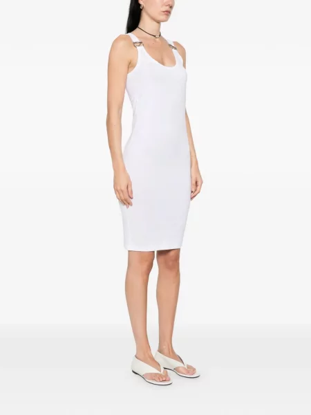 Rochie mini Coperni fără mâneci de costum mini alb