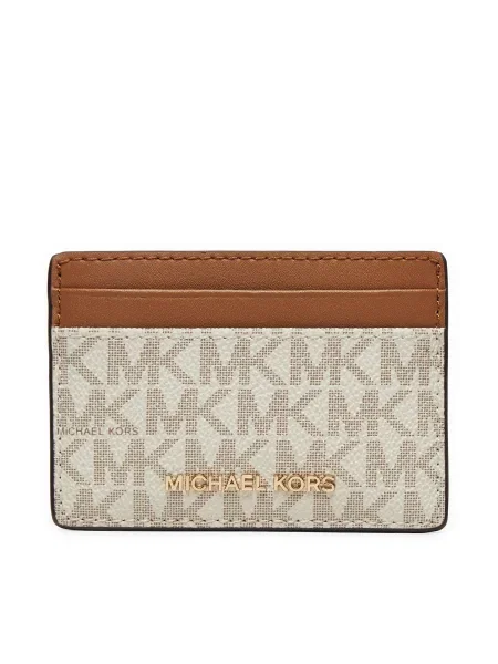 MICHAEL Michael Kors Pénztárcák krém / barna / arany fekete