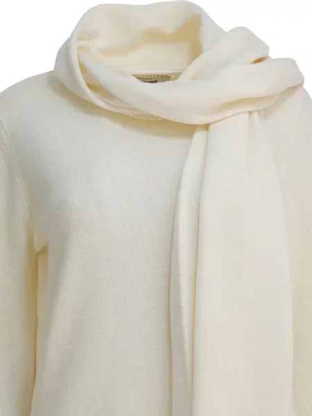 Fular Sandbeige cu franjuri