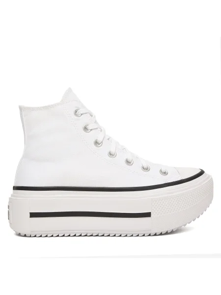Teniși Converse Chuck Taylor All Star Lift Double Stack alb
