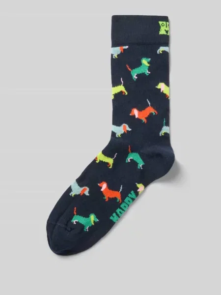 Skarpety Happy Socks z logo czarne