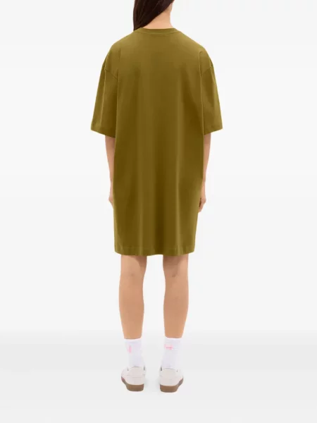 Rochie tip cămașă Msgm cu imagine de costum verde