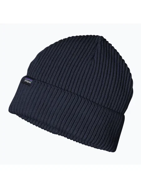 Olcsóbban. Téli sapka Patagonia Fishermans Rolled Beanie navy blue. Méret: OS kék