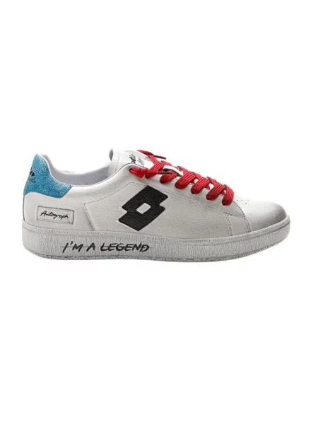 Sneakersy Lotto z autografem białe