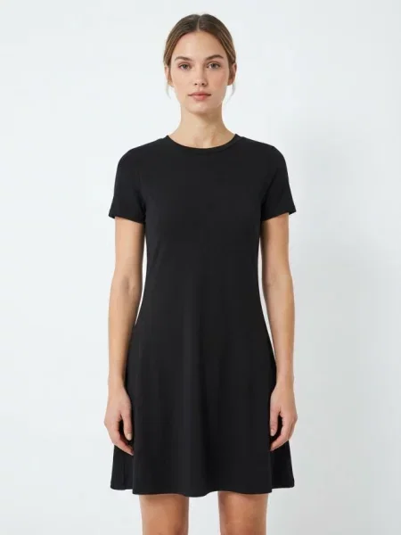 В’язане міні-сукня чорний