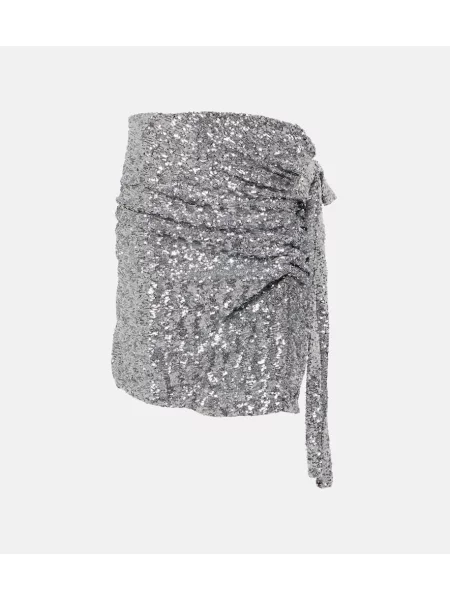 Fustă Rabanne argintiu