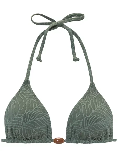 LASCANA Sutien costum de baie închis verde