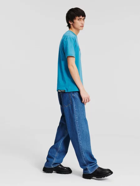 Прямі джинси Karl Lagerfeld Jeans синій