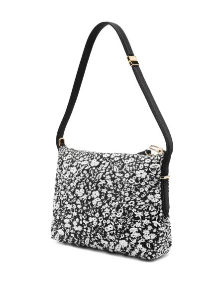 Geantă Toteme cu model floral negru