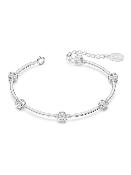 Bransoletka Swarovski biała