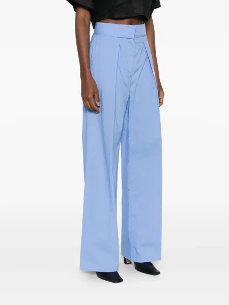 Pantaloni Forte_forte plisate albastru