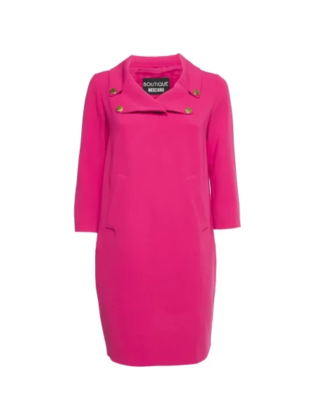 Mała mały sukienka mini Boutique Moschino garniturowa różowa