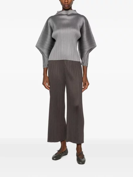 Pantaloni Pleats Please Issey Miyake gri