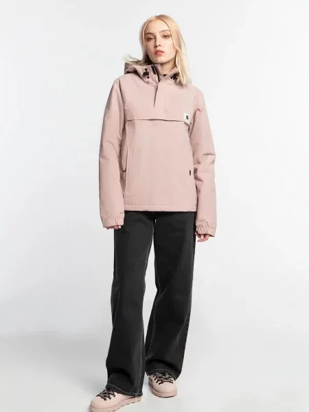 Kurtka kangurka Carhartt WIP W Nimbus Pullover XS różowa