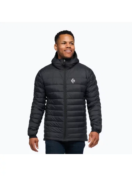 Geacă de puf pentru bărbați Black Diamond Access Down Hoody black negru