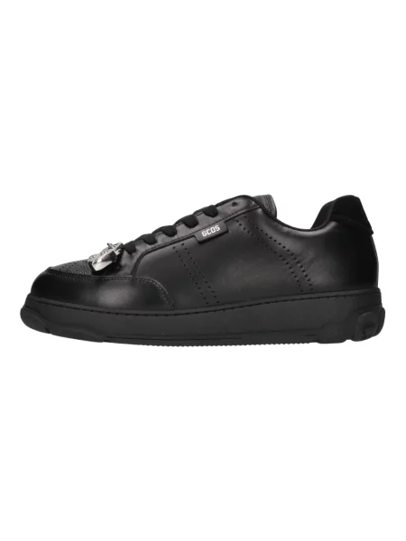 Sneakersy Gcds skórzane czarne