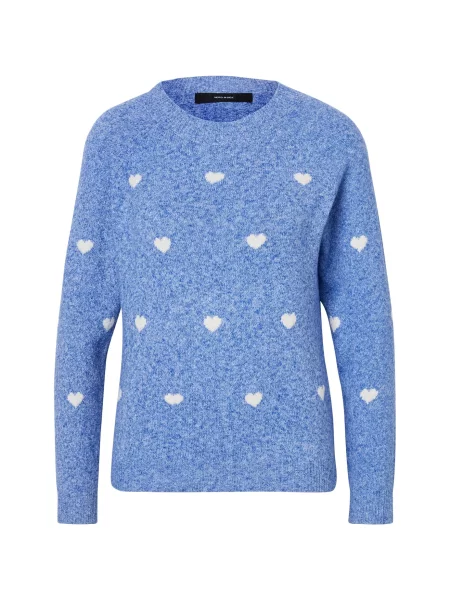 VERO MODA Pulover VMDOFFY albastru amestec alb
