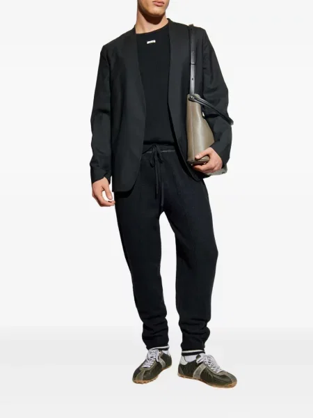 Tricou Maison Margiela cu decolteu rotund negru