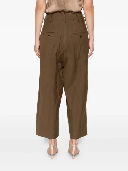 Cropp pantaloni Uma Wang plisate maro