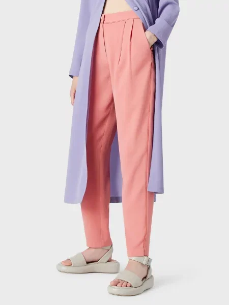 Повседневные брюки Emporio Armani розовые