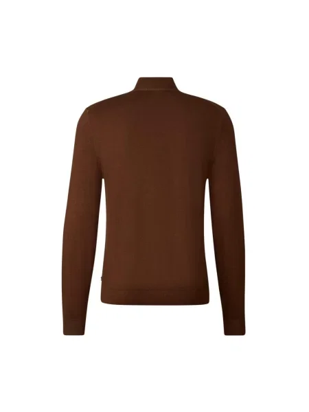 Sweter z golfem Bogner brązowy