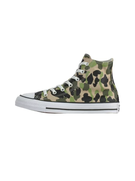 CONVERSE Sportcipő CTAS cappuccinobarna / olíva / kiwi fekete