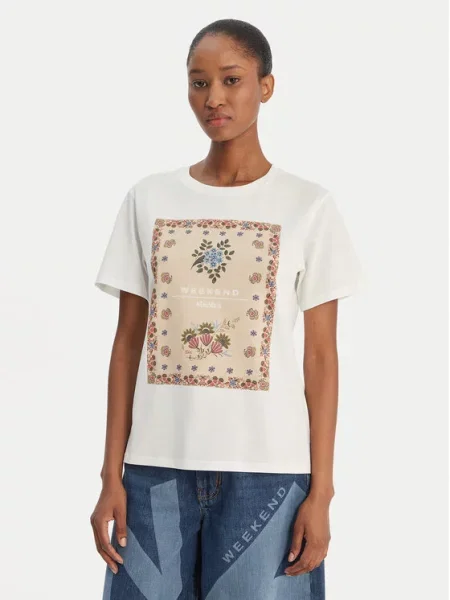 Weekend Max Mara Футболка Pantera білий