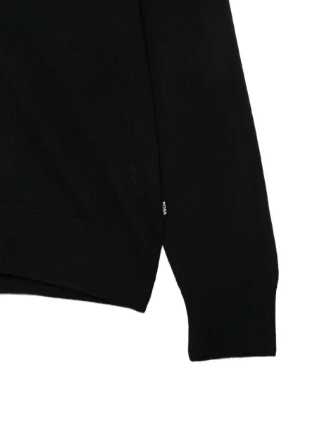 Cardigan Boss de lână negru