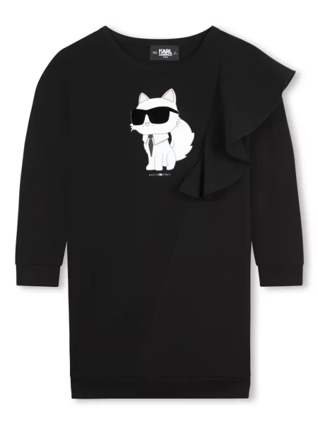 Sukienka dziecięca Karl Lagerfeld czarna