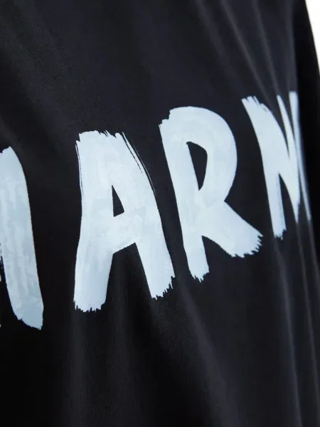 Tricou Marni cu imagine negru