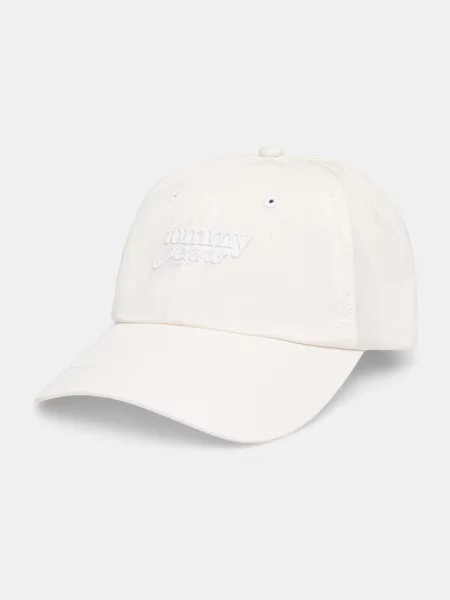 Tommy Jeans Czapka Kobiety jednolity ONE SIZE biały