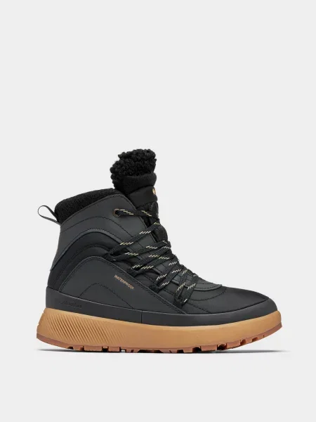 Кожаные сапоги Columbia черные