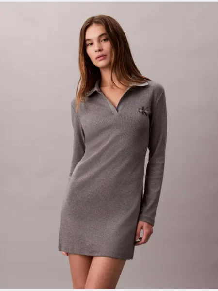 Calvin Klein Jeans Rochie de zi Monologo gri