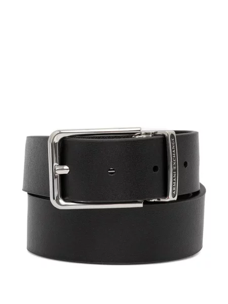 Curea Armani Exchange cu autograf negru