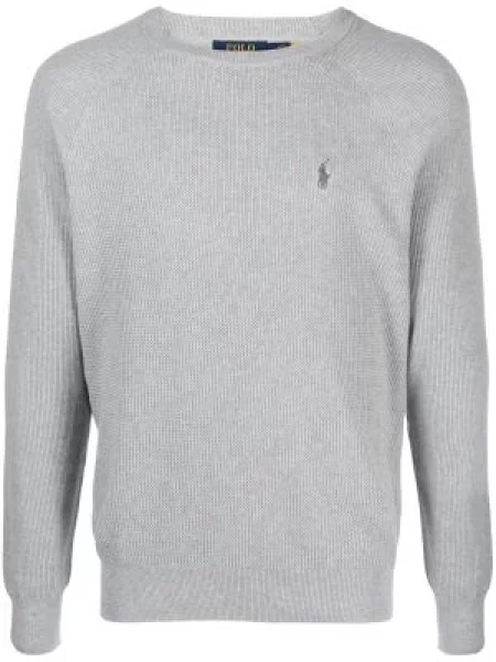 Fleecové běžecké polotričko Polo Ralph Lauren s potiskem červené