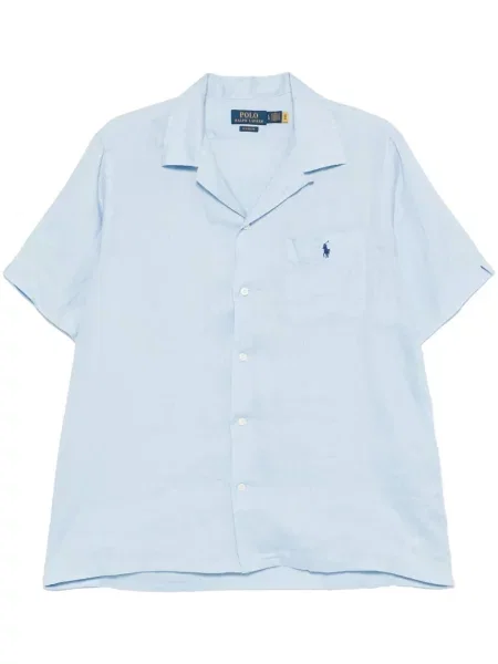 Pulover Polo Ralph Lauren de in cu dungi până la genunchi albastru