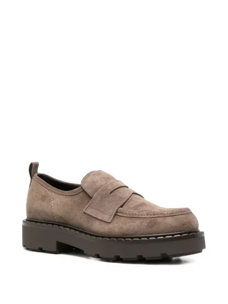 Loafers Guglielmo Rotta σουέντ καφέ