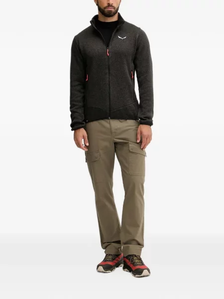Pulover Salewa cu imagine gri