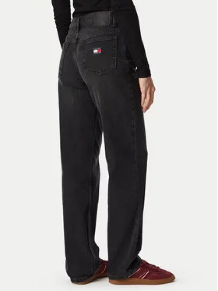 Jeansy Tommy Jeans černé
