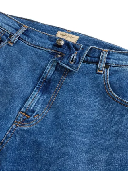 Blugi Woolrich cu 5 buzunare albastru