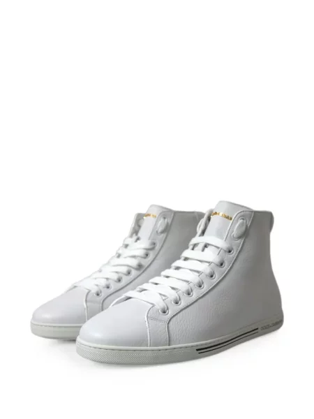 Bőr sneaker Dolce & Gabbana Saint Tropez fehér